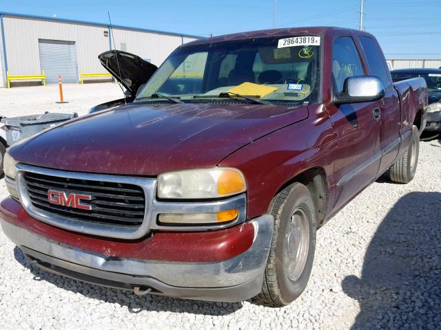 2GTEC19VX21172917 - 2002 GMC NEW SIERRA RED photo 2