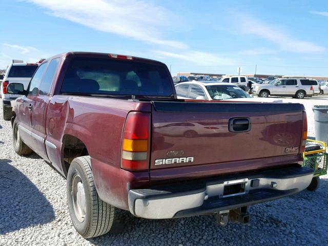 2GTEC19VX21172917 - 2002 GMC NEW SIERRA RED photo 3