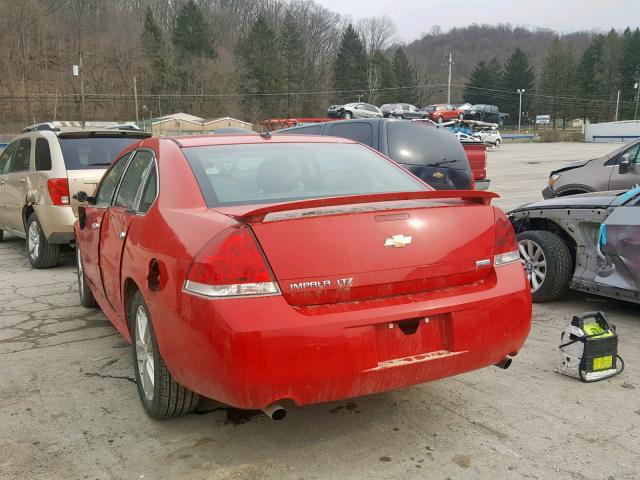 2G1WC5E37D1204895 - 2013 CHEVROLET IMPALA LTZ RED photo 3