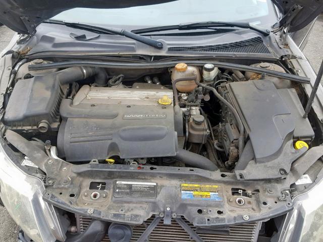 YS3FB79Y086008106 - 2008 SAAB 9-3 2.0T GRAY photo 7