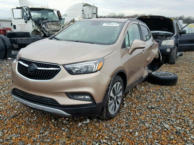 KL4CJBSB9JB555713 - 2018 BUICK ENCORE PRE BROWN photo 2