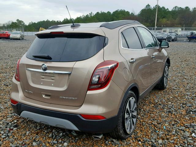 KL4CJBSB9JB555713 - 2018 BUICK ENCORE PRE BROWN photo 4