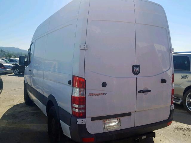 WD0PE745075148085 - 2007 DODGE SPRINTER 2 WHITE photo 3