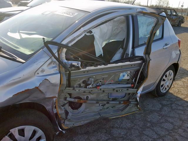 VNKKTUD34HA073249 - 2017 TOYOTA YARIS L SILVER photo 9