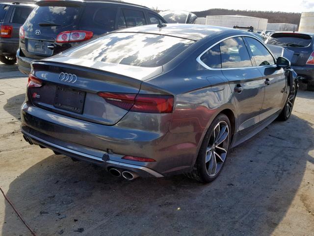 WAUC4CF57JA064776 - 2018 AUDI S5 PRESTIG GRAY photo 4