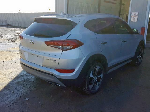 KM8J3CA29JU645152 - 2018 HYUNDAI TUCSON VAL SILVER photo 4