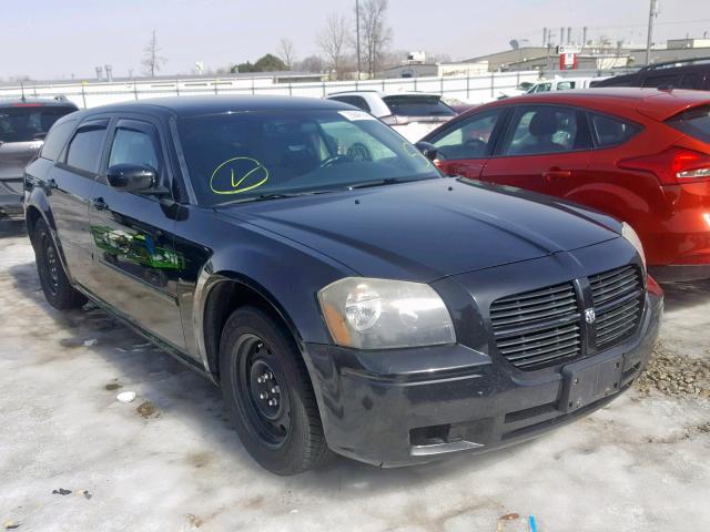 2D8FV47T97H744349 - 2007 DODGE MAGNUM SE BLACK photo 1