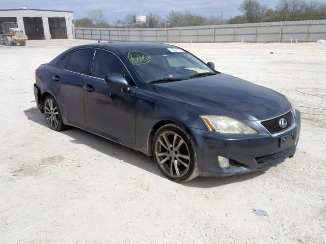 JTHBK262185070255 - 2008 LEXUS IS 250 BLACK photo 1