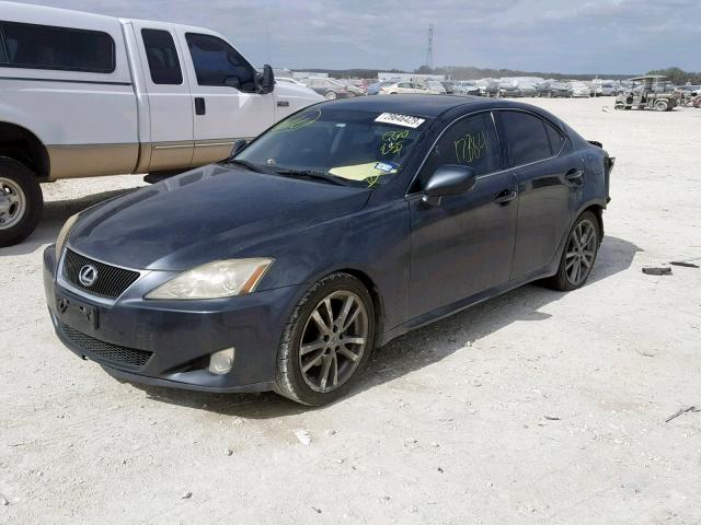 JTHBK262185070255 - 2008 LEXUS IS 250 BLACK photo 2