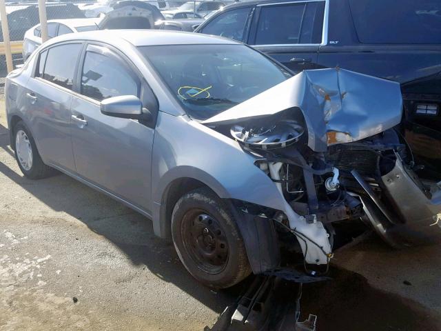 3N1AB6AP3CL765341 - 2012 NISSAN SENTRA 2.0 GRAY photo 1