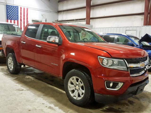 1GCGTCE33G1163224 - 2016 CHEVROLET COLORADO L MAROON photo 1