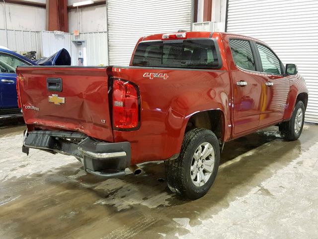 1GCGTCE33G1163224 - 2016 CHEVROLET COLORADO L MAROON photo 4