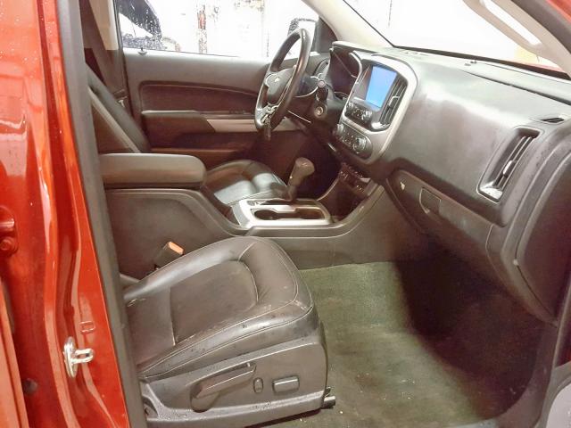 1GCGTCE33G1163224 - 2016 CHEVROLET COLORADO L MAROON photo 5