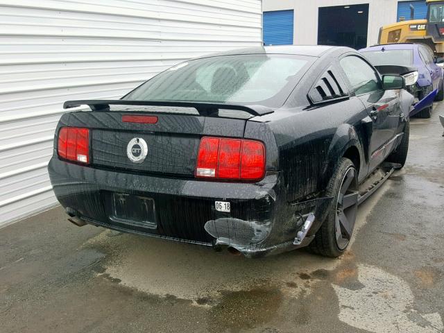 1ZVHT82H195132337 - 2009 FORD MUSTANG GT BLACK photo 4