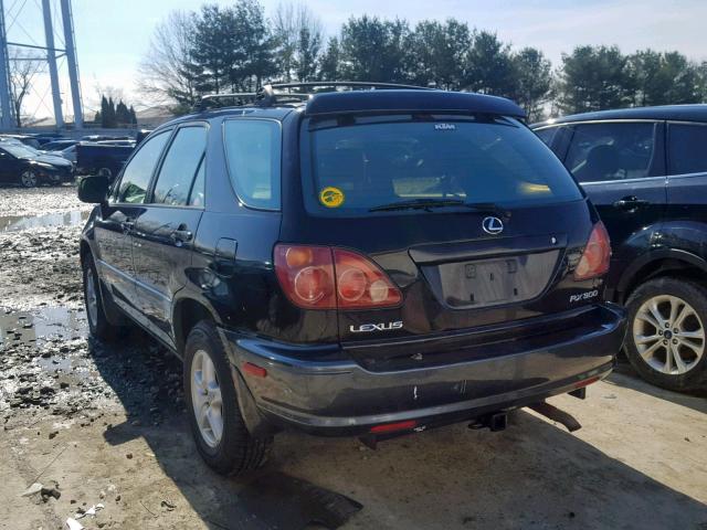 JT6HF10U5X0049500 - 1999 LEXUS RX 300 BLACK photo 3