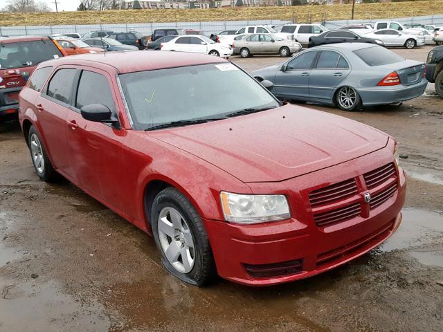 2D4FV47T88H168174 - 2008 DODGE MAGNUM MAROON photo 1