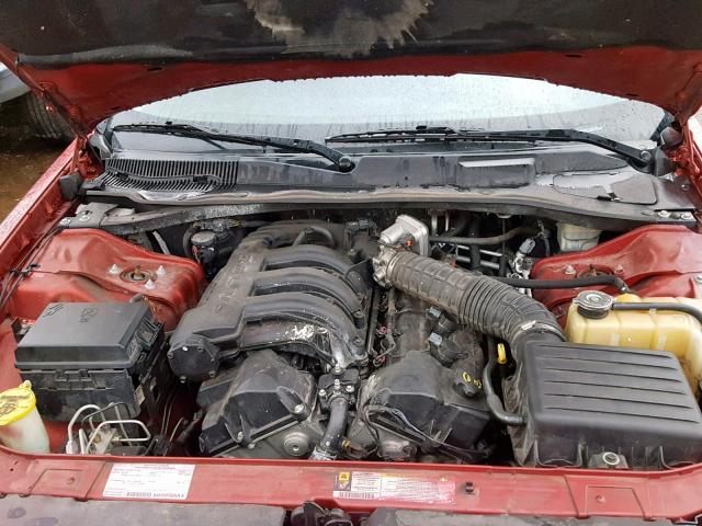 2D4FV47T88H168174 - 2008 DODGE MAGNUM MAROON photo 7