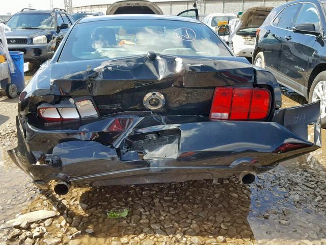 1ZVFT82H675266281 - 2007 FORD MUSTANG GT BLACK photo 9