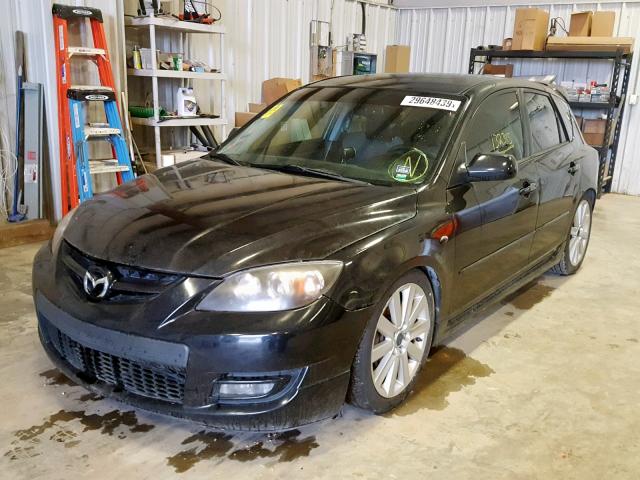 JM1BK34L271654415 - 2007 MAZDA SPEED 3 BLACK photo 2