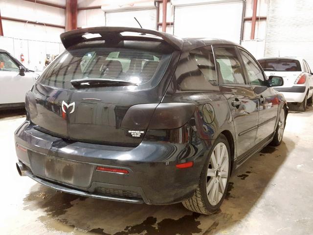 JM1BK34L271654415 - 2007 MAZDA SPEED 3 BLACK photo 4