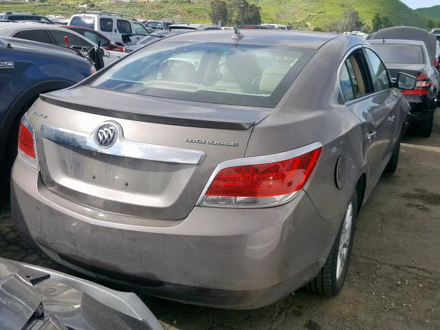 1G4GC5ER0CF254427 - 2012 BUICK LACROSSE BEIGE photo 4