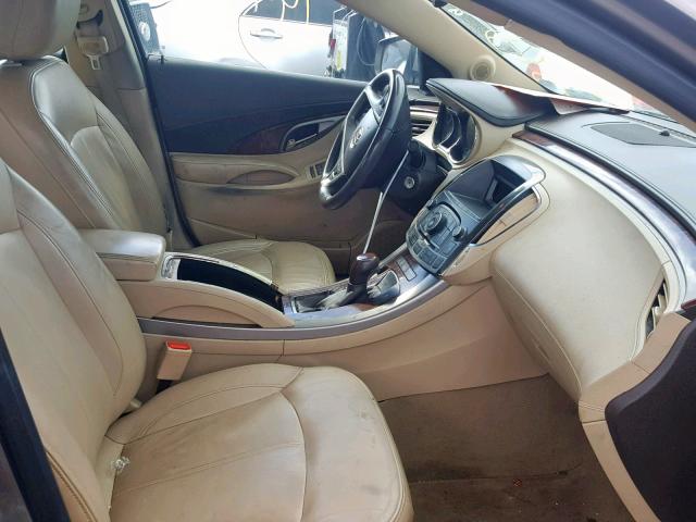 1G4GC5ER0CF254427 - 2012 BUICK LACROSSE BEIGE photo 5