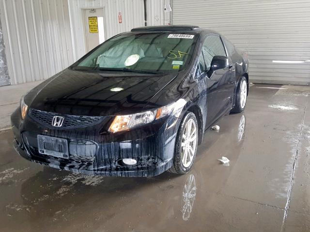 2HGFG3B07DH529954 - 2013 HONDA CIVIC EXL BLACK photo 2