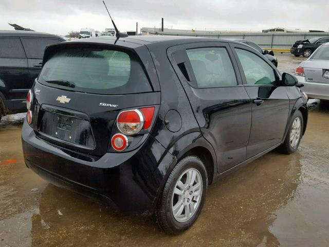 1G1JA6SH6C4160462 - 2012 CHEVROLET SONIC LS BLACK photo 4