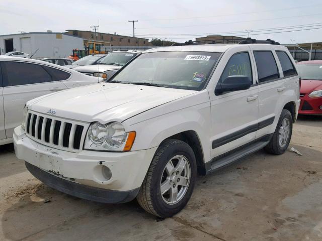 1J8HS48N36C301043 - 2006 JEEP GRAND CHER WHITE photo 2