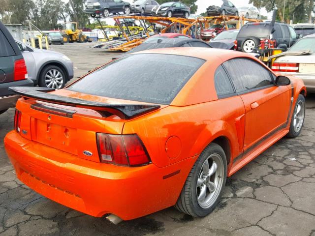 1FAFP42X44F180776 - 2004 FORD MUSTANG GT ORANGE photo 4