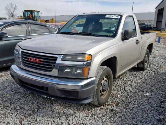 1GTCS149078151504 - 2007 GMC CANYON BEIGE photo 2