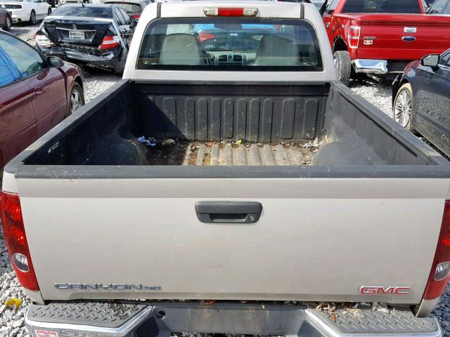 1GTCS149078151504 - 2007 GMC CANYON BEIGE photo 6