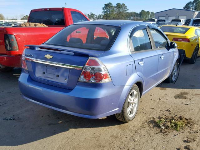 KL1TD566X8B215077 - 2008 CHEVROLET AVEO BASE ლურჯი ფოტო 4