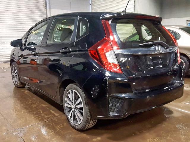 JHMGK5H77HS008098 - 2017 HONDA FIT EX BLACK photo 3