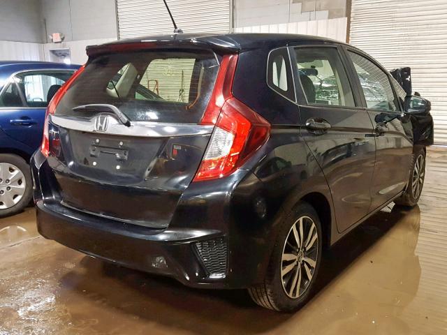 JHMGK5H77HS008098 - 2017 HONDA FIT EX BLACK photo 4