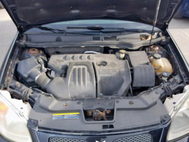 1G2AL15F177170114 - 2007 PONTIAC G5 BLACK photo 7