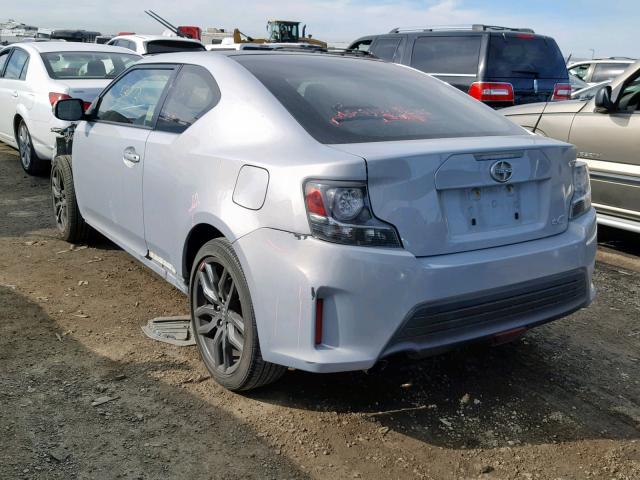 JTKJF5C75E3073680 - 2014 TOYOTA SCION TC ვერცხლისფერი ფოტო 3