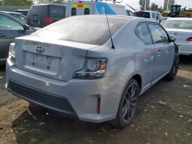 JTKJF5C75E3073680 - 2014 TOYOTA SCION TC ვერცხლისფერი ფოტო 4
