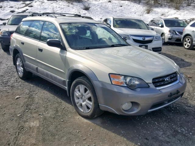 4S4BP61C056321052 - 2005 SUBARU LEGACY OUT GREEN photo 1