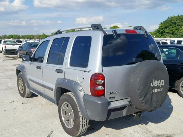 1J4GK38K85W718510 - 2005 JEEP LIBERTY RE SILVER photo 3