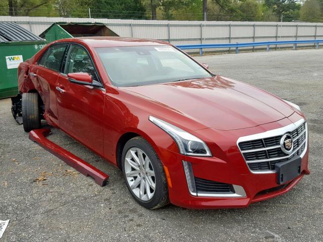 1G6AR5S39E0151301 - 2014 CADILLAC CTS LUXURY RED photo 1