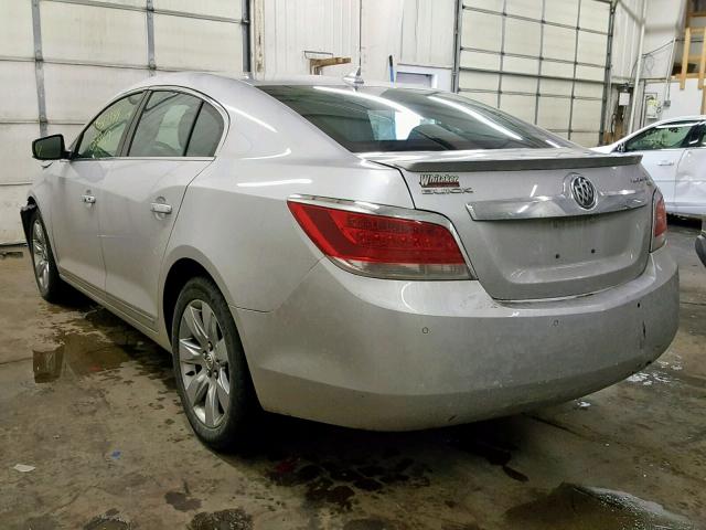 1G4GC5EC6BF331859 - 2011 BUICK LACROSSE C SILVER photo 3