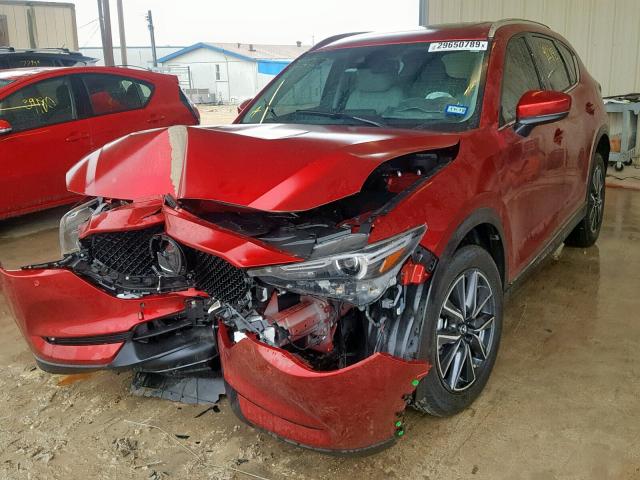 JM3KFADL5H0205382 - 2017 MAZDA CX-5 GRAND RED photo 2