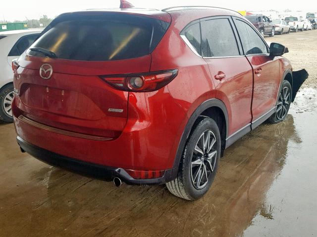 JM3KFADL5H0205382 - 2017 MAZDA CX-5 GRAND RED photo 4