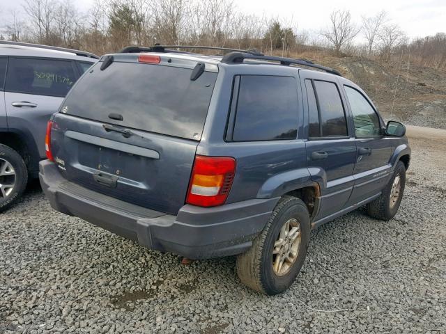 1J4GW48S63C533199 - 2003 JEEP GRAND CHER BLUE photo 4