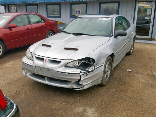 1G2NW52E43C128291 - 2003 PONTIAC GRAND AM G SILVER photo 2