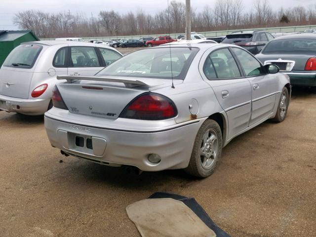 1G2NW52E43C128291 - 2003 PONTIAC GRAND AM G SILVER photo 4