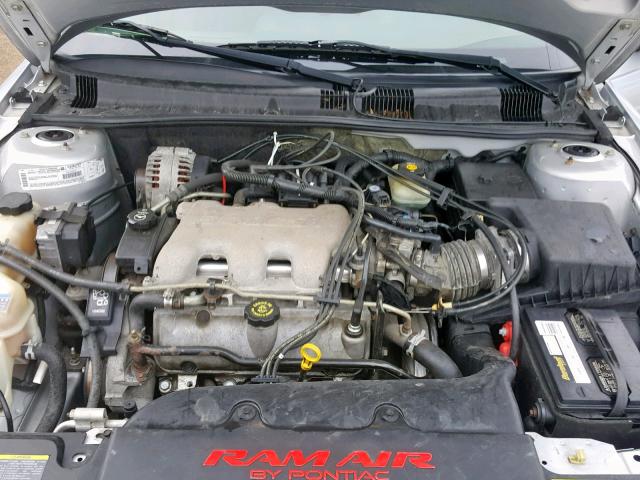 1G2NW52E43C128291 - 2003 PONTIAC GRAND AM G SILVER photo 7