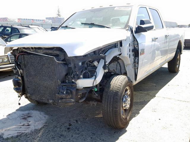 3D73Y3CL2BG507838 - 2011 DODGE RAM 3500 WHITE photo 2