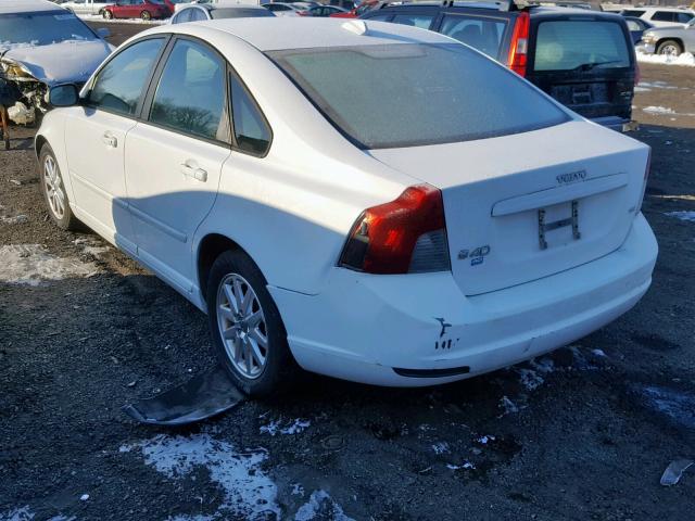 YV1MS390582402221 - 2008 VOLVO S40 2.4I WHITE photo 3